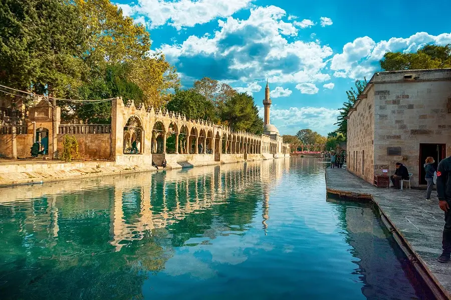 Discover Sanliurfa, Turkey. Explore the ancient wonders of Gobeklitepe, the sacred Balıklıgöl, and the authentic flavors of southeastern Anatolia.